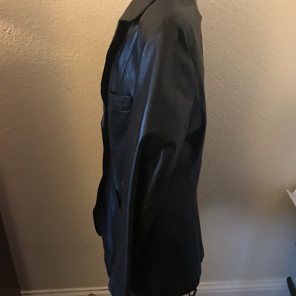 Split End Ltd Leather Black Jacket - image 4
